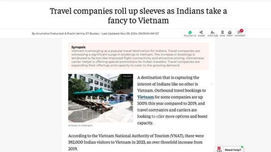 Vietnam emerges as popular travel destination for Indians